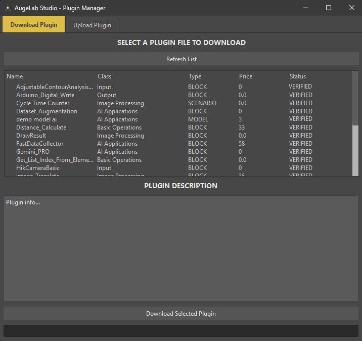Plugin Window